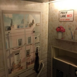 Eurostar have very nice designs in their toilets, shame about their rip-off credit card fees....
