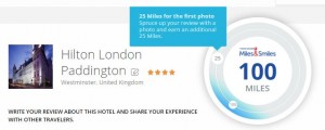 airline miles hotel reviews