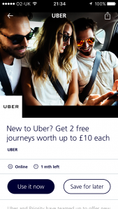 free uber credit 1