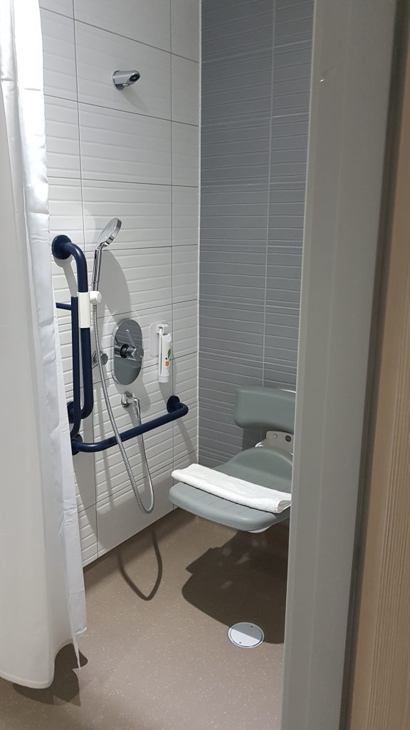 Ibis Styles LHR Accessible Shower Wetroom
