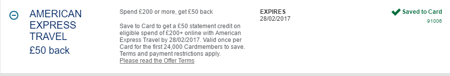 Â£50 Off Â£200 Spend With American Express Travel! - InsideFlyer UK