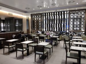 Plaza Premium Lounge dining area