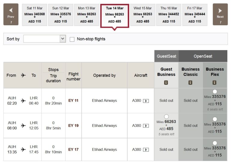 How to Fly on Etihad Airways Using Miles (Part 1) - InsideFlyer UK