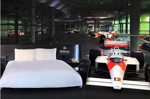 Hilton Honors McLaren Competition