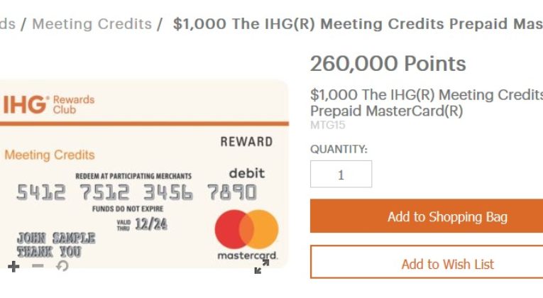 An Intriguing Use Of Ihg Rewards Club Points Insideflyer Uk