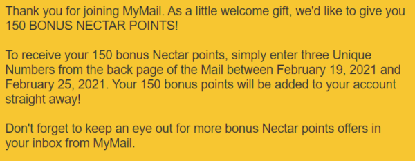 nectar daily mail