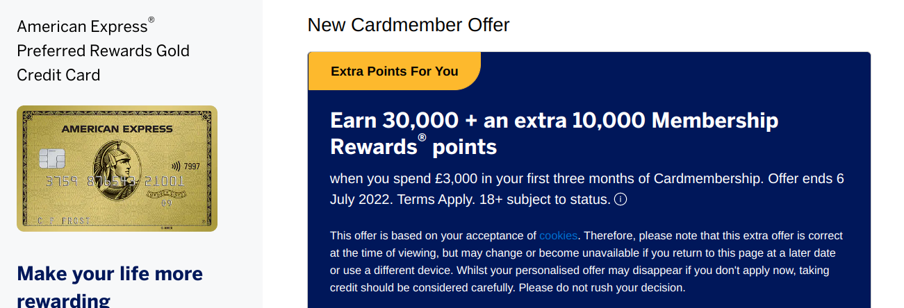 Best UK Credit Cards (Sept 21 update) + new Amex welcome bonuses