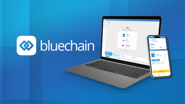 Bluechain computer & app photo