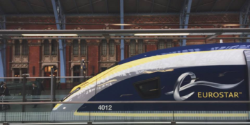 Eurostar London to Amsterdam train line